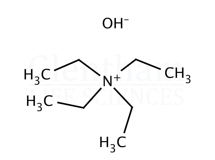 Strcuture for Tetraethylammonium hydroxide 25% solution in water