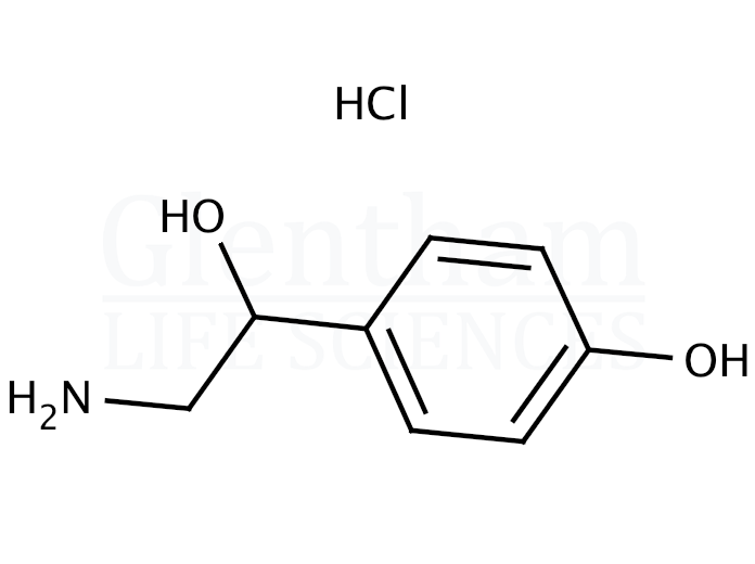 (+/-)-Octopamine hydrochloride Structure
