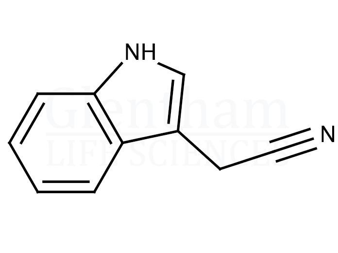 Indole-3-acetonitrile Structure
