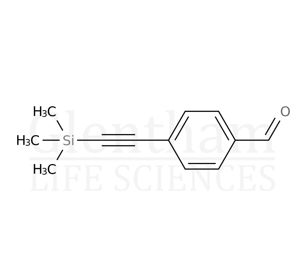 Structure for 4-(trimethylsilylethynyl) benzaldehyde