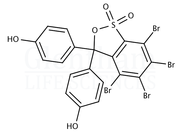 Structure for 3,4,5,6-Tetrabromophenolsulfonephthalein