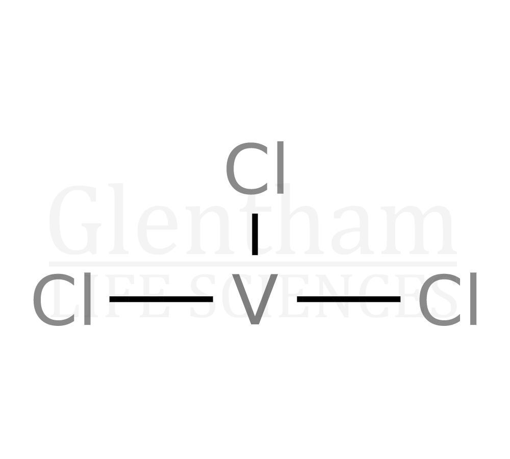 Vanadium(III) chloride, 99% Structure
