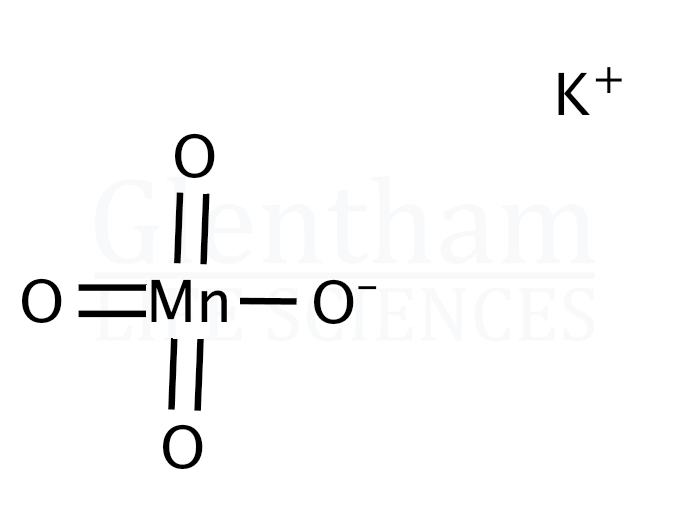 Potassium permanganate solution, 1N in water Structure