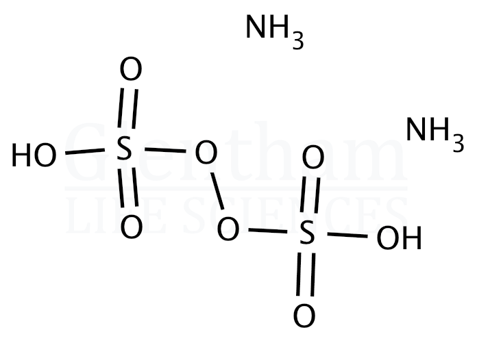 Structure for Ammonium persulfate, 10% solution in water