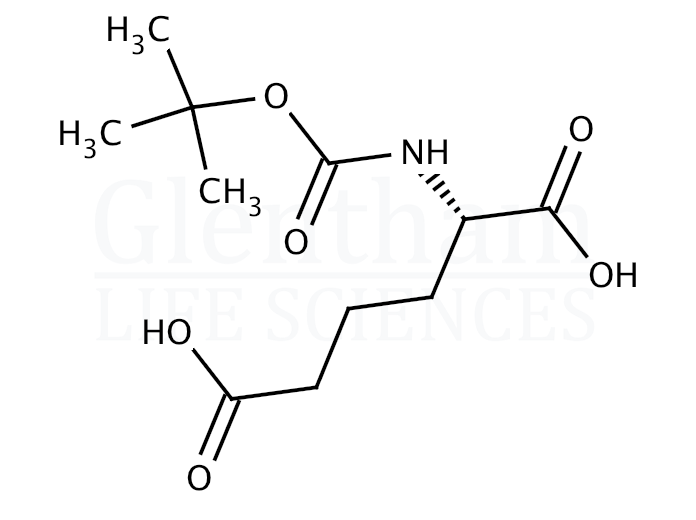 Structure for Boc-Aad-OH   (77302-72-8)