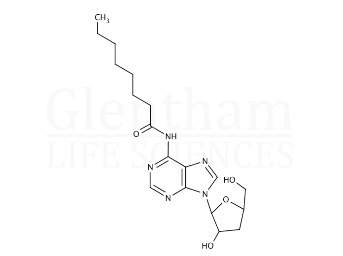 Structure for 3''-Deoxy-N6-octanoyladenosine