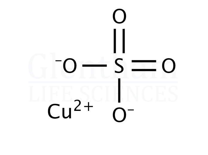 Copper(II) sulfate, anhydrous, Ph. Eur. grade Structure