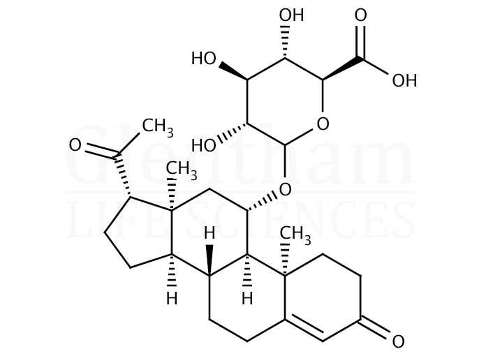 Structure for 11a-Hydroxy progesterone b-D-glucuronide