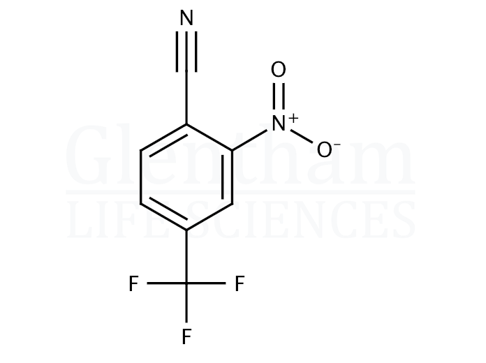 2-Nitro-4-trifluoromethylbenzonitrile Structure