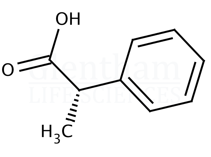 (S)-(+)-2-Phenylpropionic acid Structure