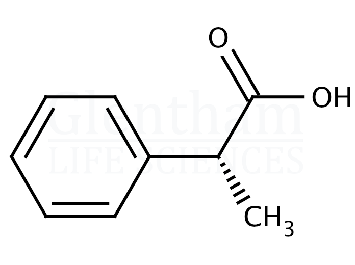 (R)-(-)-2-Phenylpropionic acid Structure