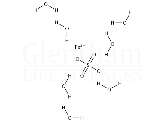 Iron(II) sulfate heptahydate, 99.5% Structure