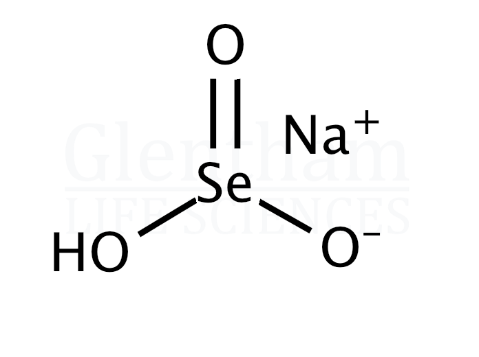 Sodium hydrogen selenite Structure