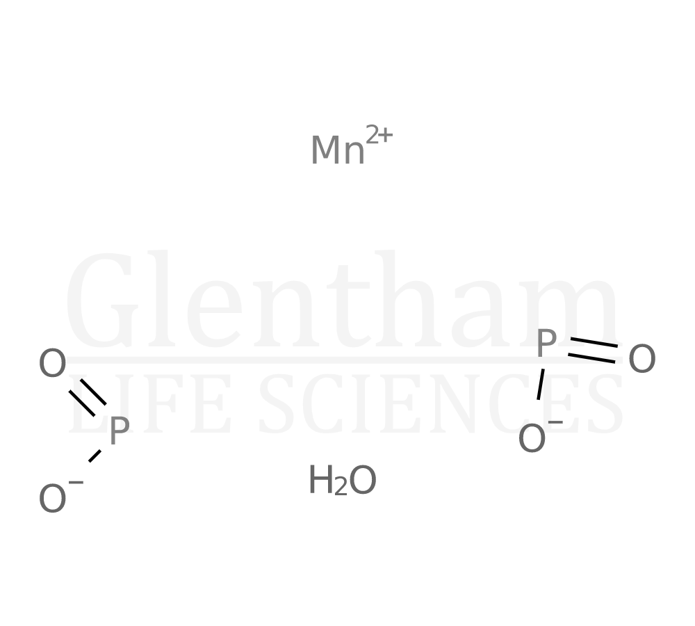 Manganese(II) hypophosphite hydrate, 98+% Structure