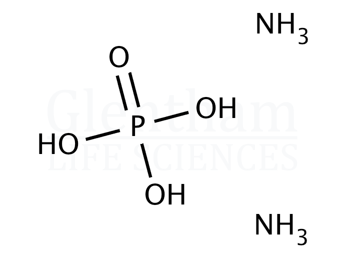 Structure for di-Ammonium hydrogen phosphate, technical, 97% (7783-28-0)