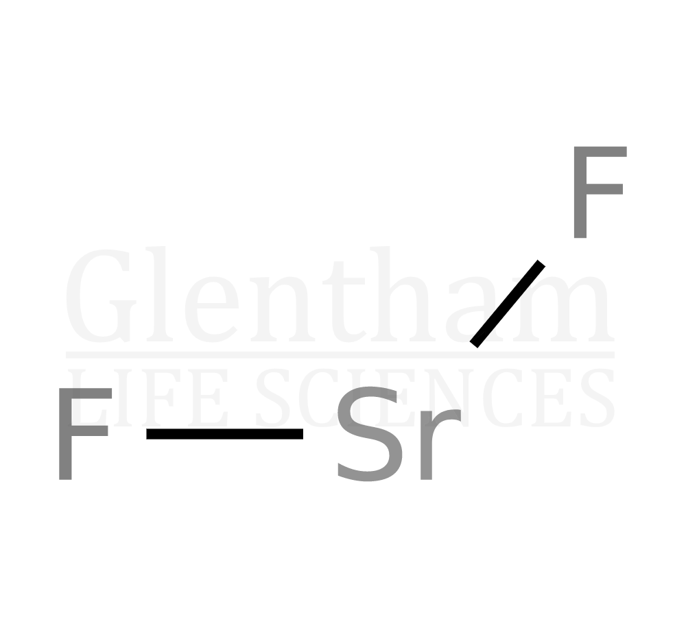 Structure for Strontium fluoride, 99%