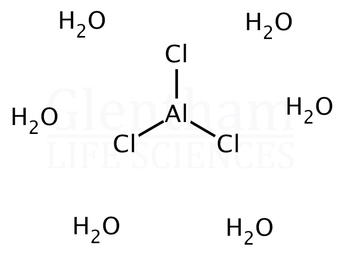Structure for Aluminium chloride hexahydrate (7784-13-6)