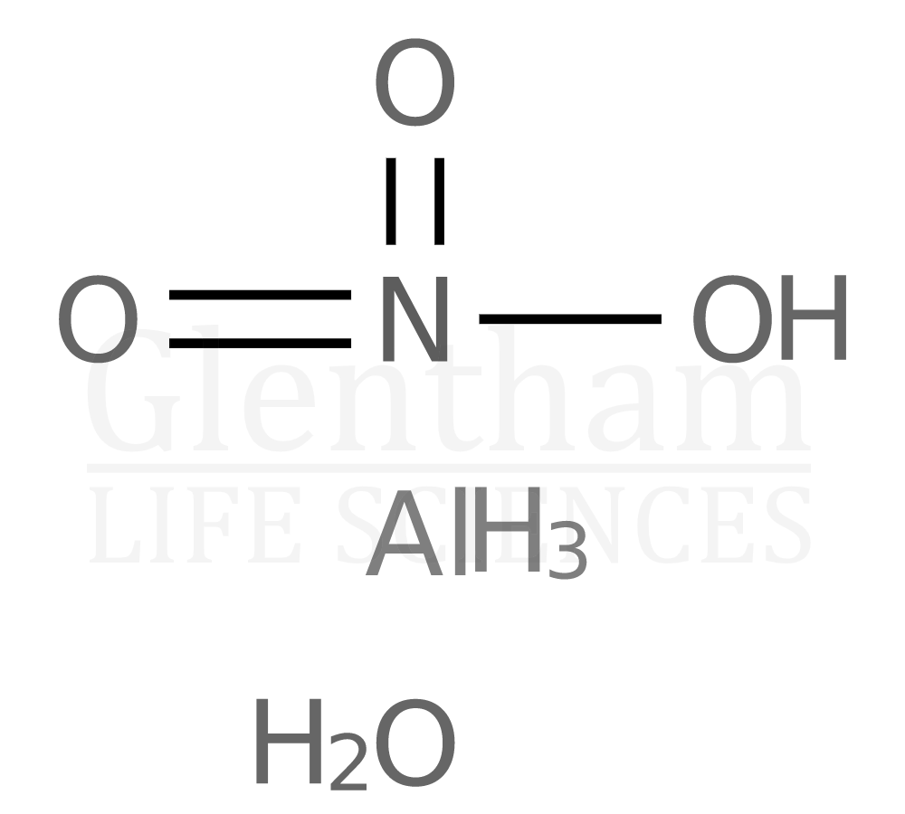 Aluminium nitrate hydrate, 99.998% Structure