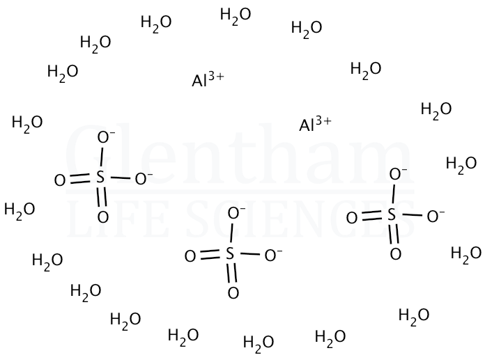 Structure for Aluminium sulfate octadecahydrate
