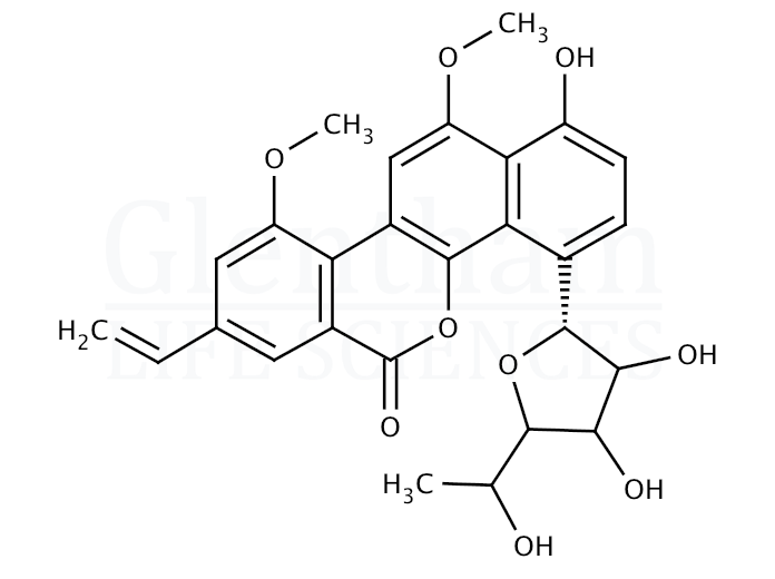 Structure for  Gilvocarcin V  (77879-90-4)