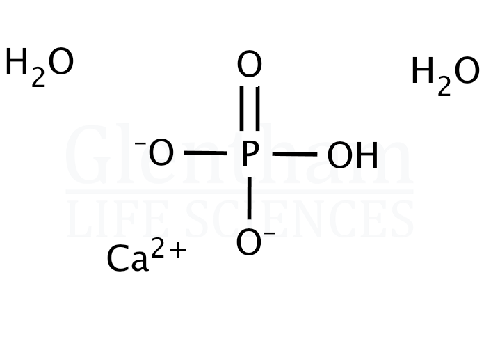 Structure for Calcium phosphate dibasic dihydrate