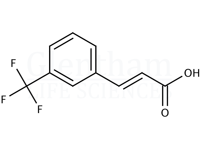 3-Trifluoromethylcinnamic acid Structure