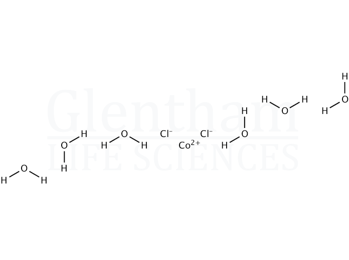 Structure for Cobalt(II) chloride hexahydrate (7791-13-1)