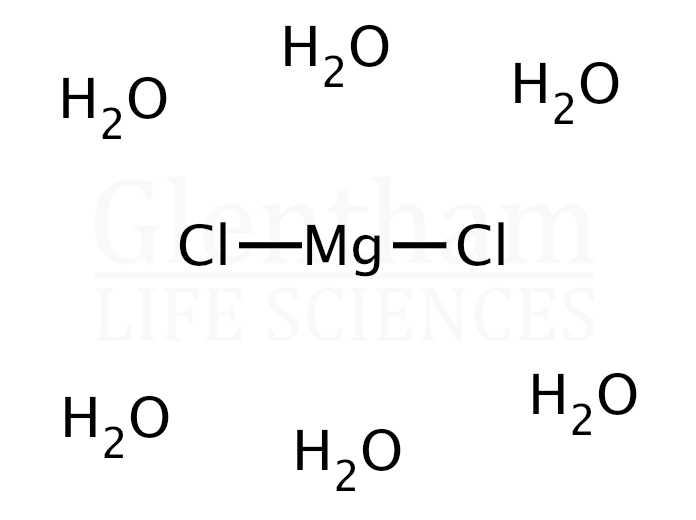 Magnesium chloride hexahydrate, BP, Ph. Eur. grade Structure