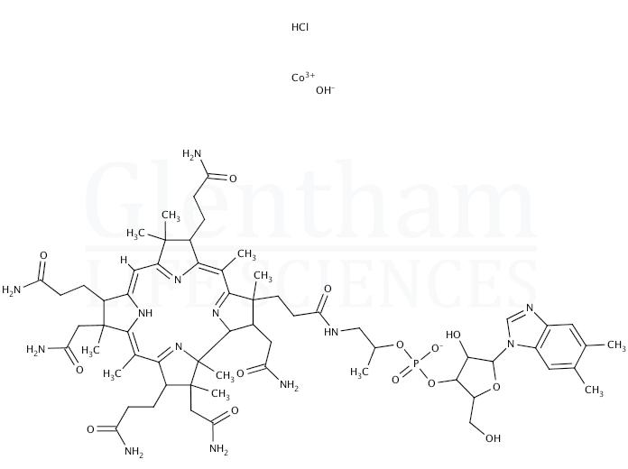 Structure for  Vitamin B12a  (58288-50-9)