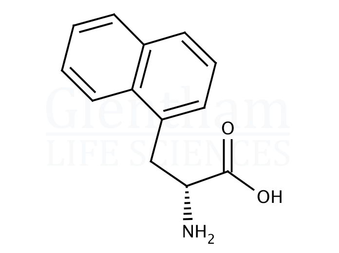 Structure for  3-(1-Naphthyl)-D-alanine hydrochloride   (78306-92-0)