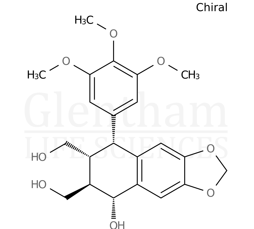 Structure for Podophyllol