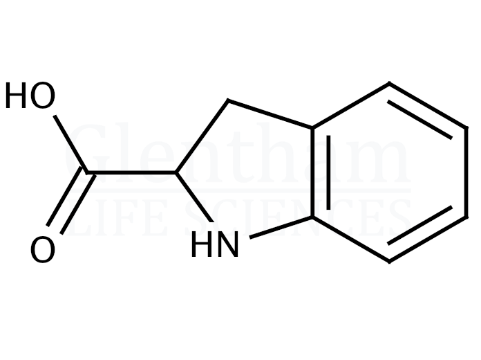 Structure for DL-Indoline-2-carboxylic acid