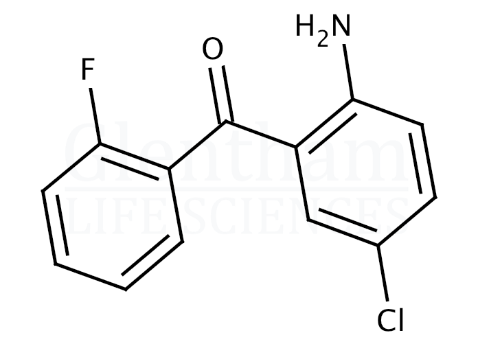 2-Amino-5-chloro-2''-fluorobenzophenone Structure