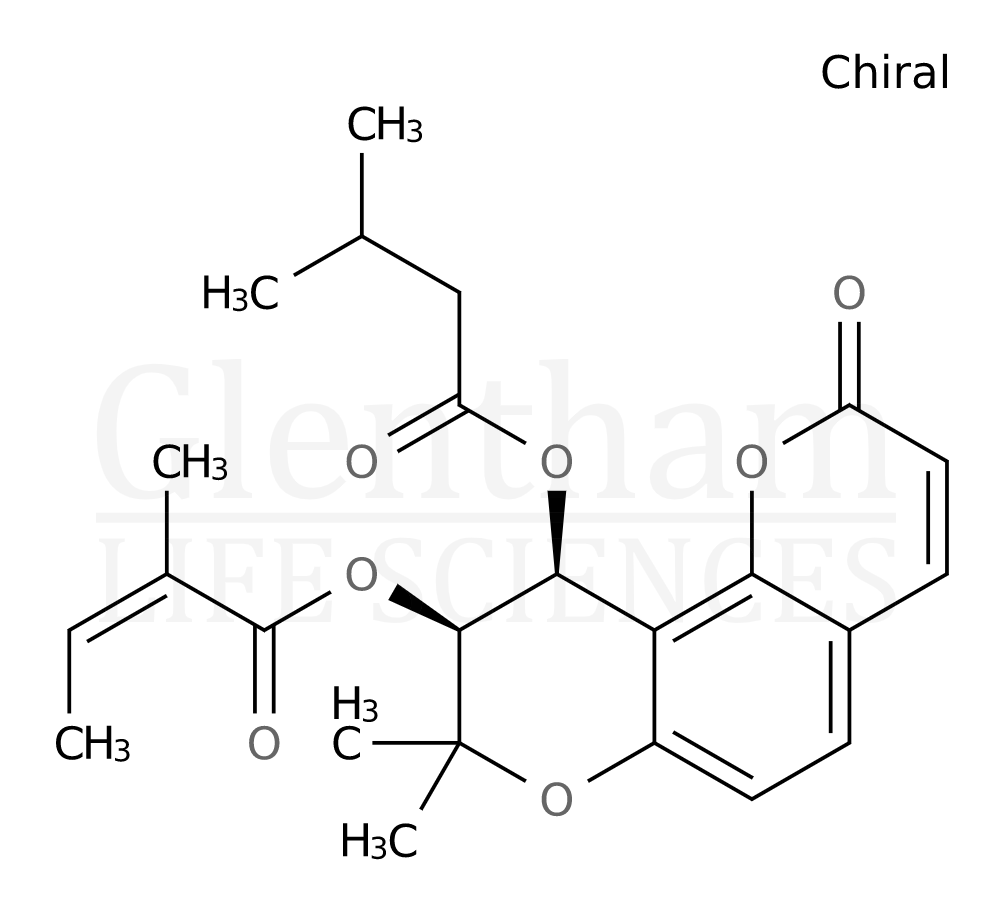 Structure for  Praeruptorin E  (78478-28-1)