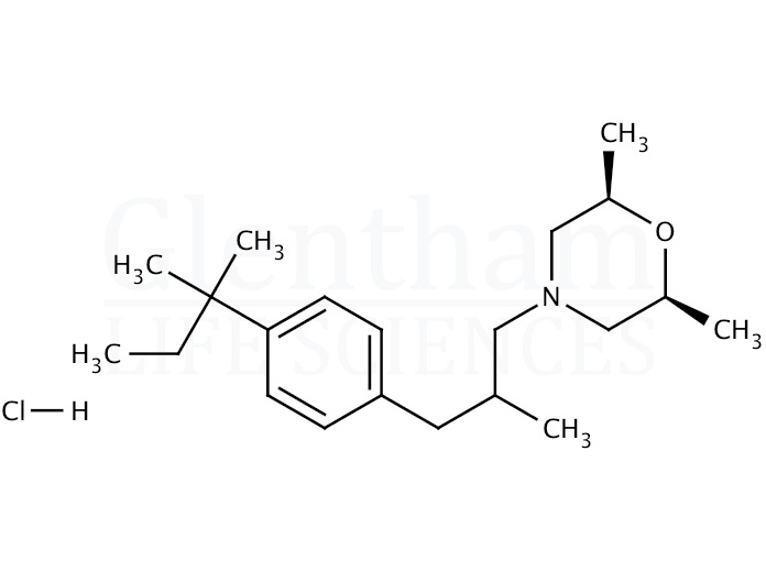 Structure for Amorolfine hydrochloride (78613-38-4)