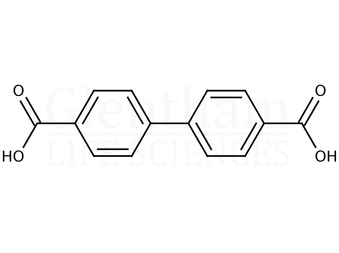 Biphenyl-4,4''-dicarboxylic acid Structure