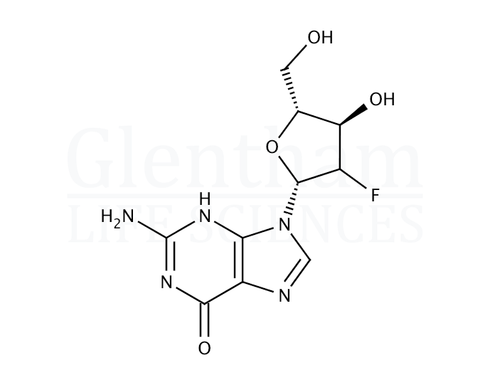 2''-Deoxy-2''-fluoroguanosine Structure
