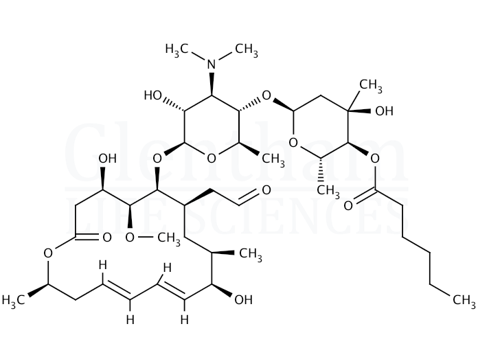 Structure for Leucomycin A13 (78897-52-6)