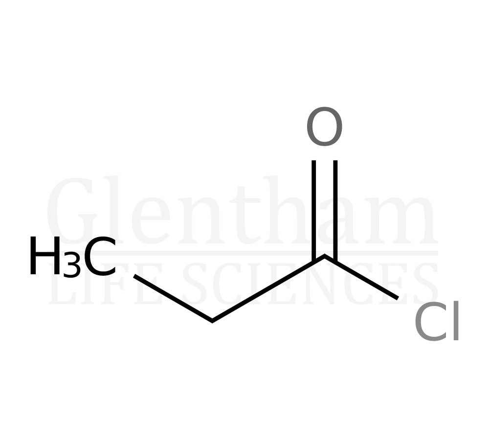 Propionyl chloride Structure