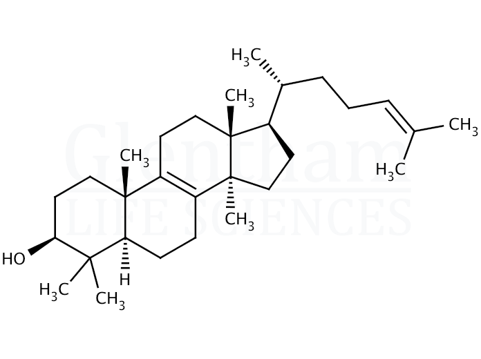 Structure for Lanosterol, 50%