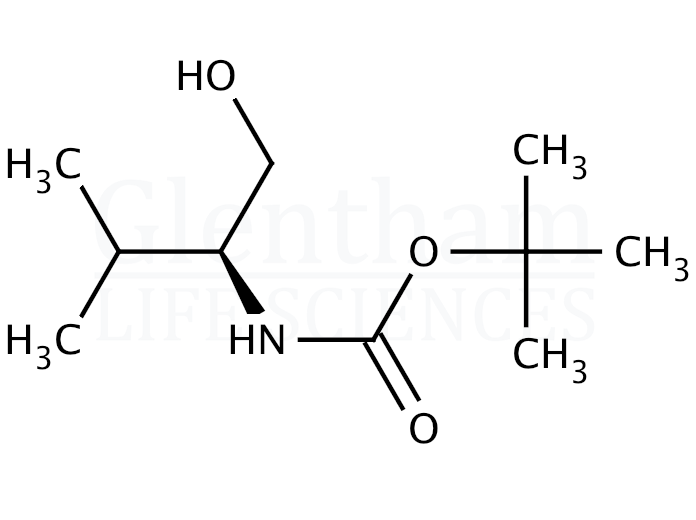 Boc-L-valinol Structure