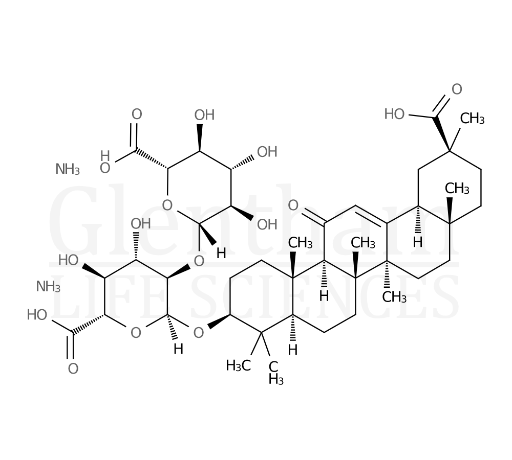 Diammonium glycyrrhizinate Structure
