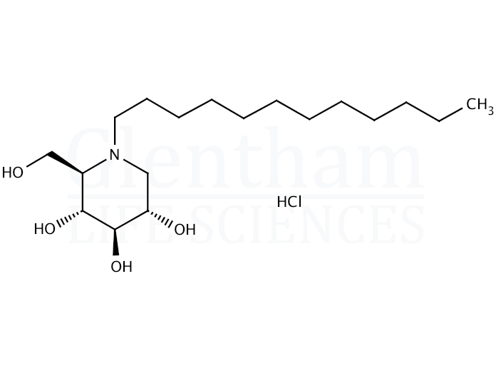 N-Dodecyldeoxynojirimycin Structure