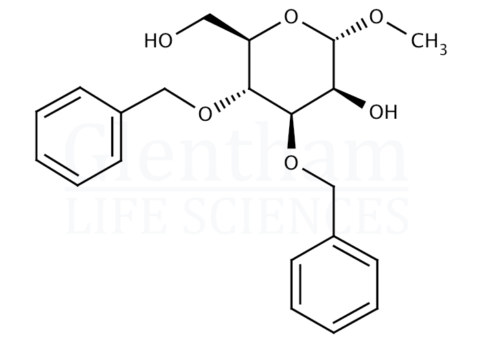 Methyl 3,4-di-O-benzyl-α-D-mannopyranoside Structure