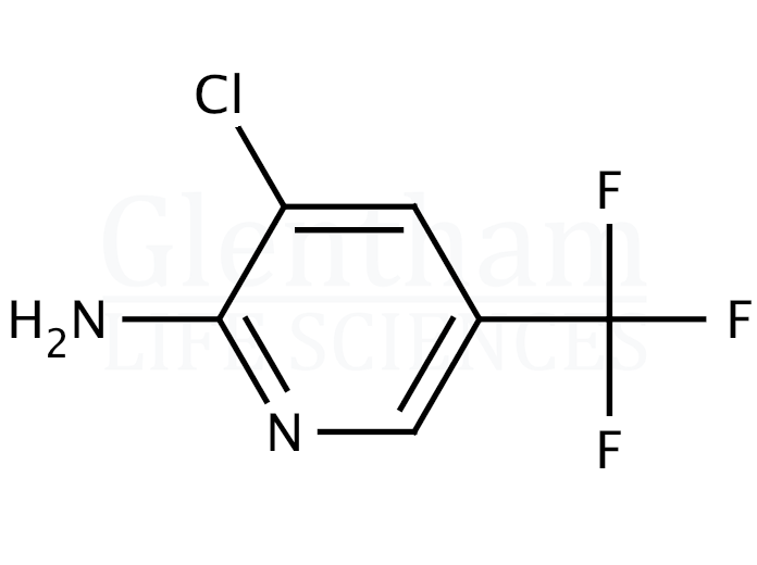 2-Amino-3-chloro-5-trifluoromethylpyridine Structure
