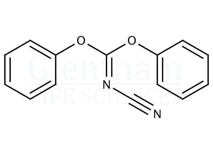 Diphenyl N-cyanocarbonimidate  Structure