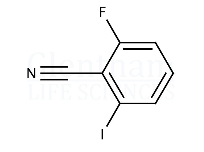 2-Fluoro-6-iodobenzonitrile Structure