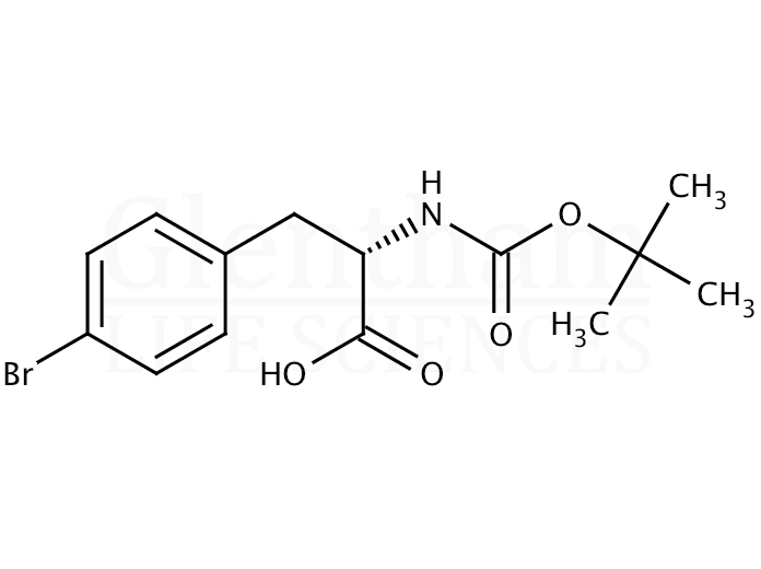 Structure for Boc-D-Phe(4-Br)-OH