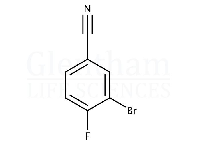 3-Bromo-4-fluorobenzonitrile Structure