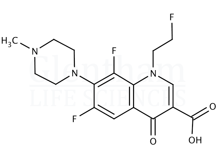 Structure for Fleroxacin (79660-72-3)